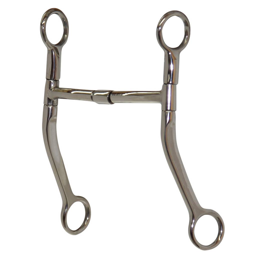 Reinsman Diamond R Roller Mouth Three Piece Training Snaffle Bit