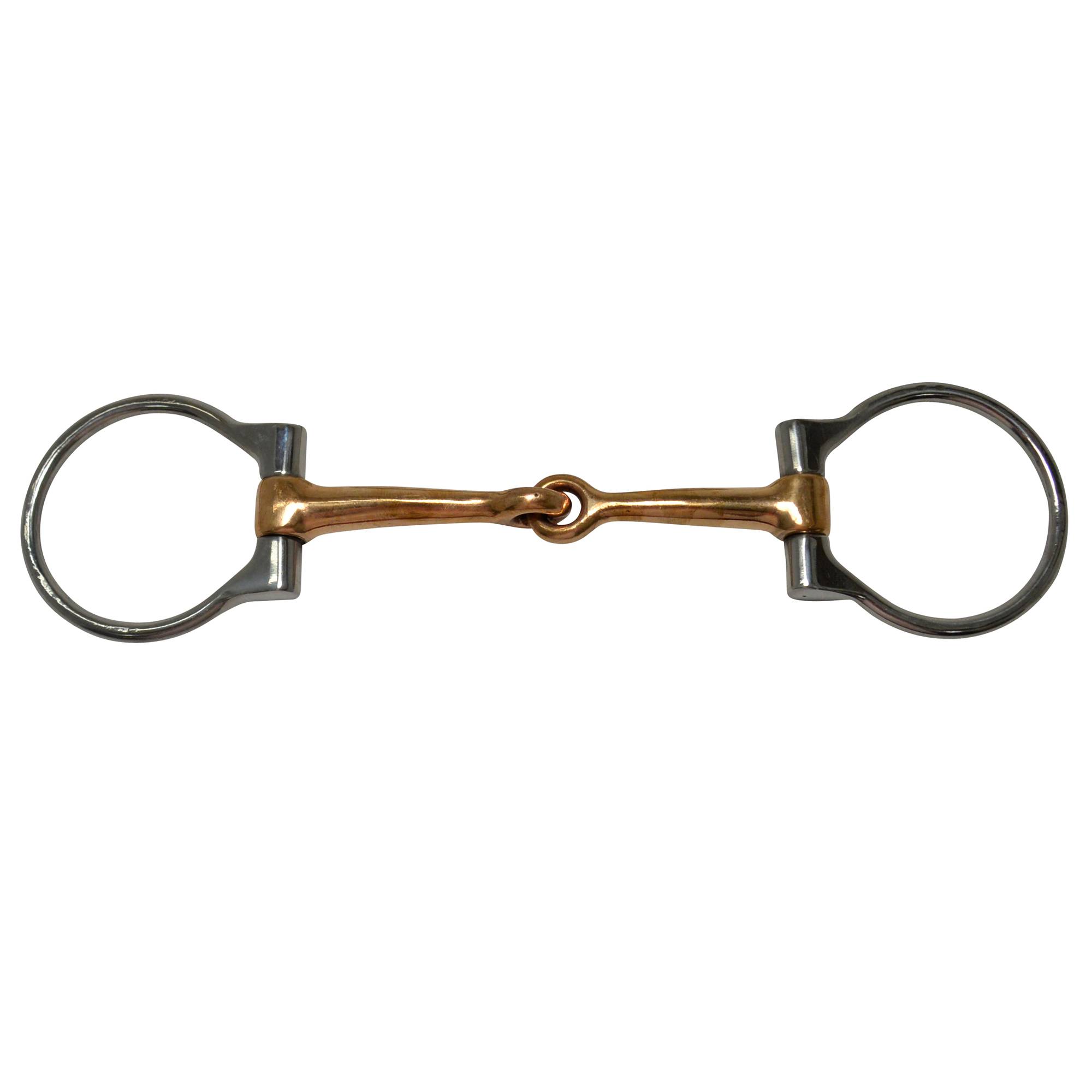 Reinsman Diamond R Copper Mouth D Ring Snaffle Bit