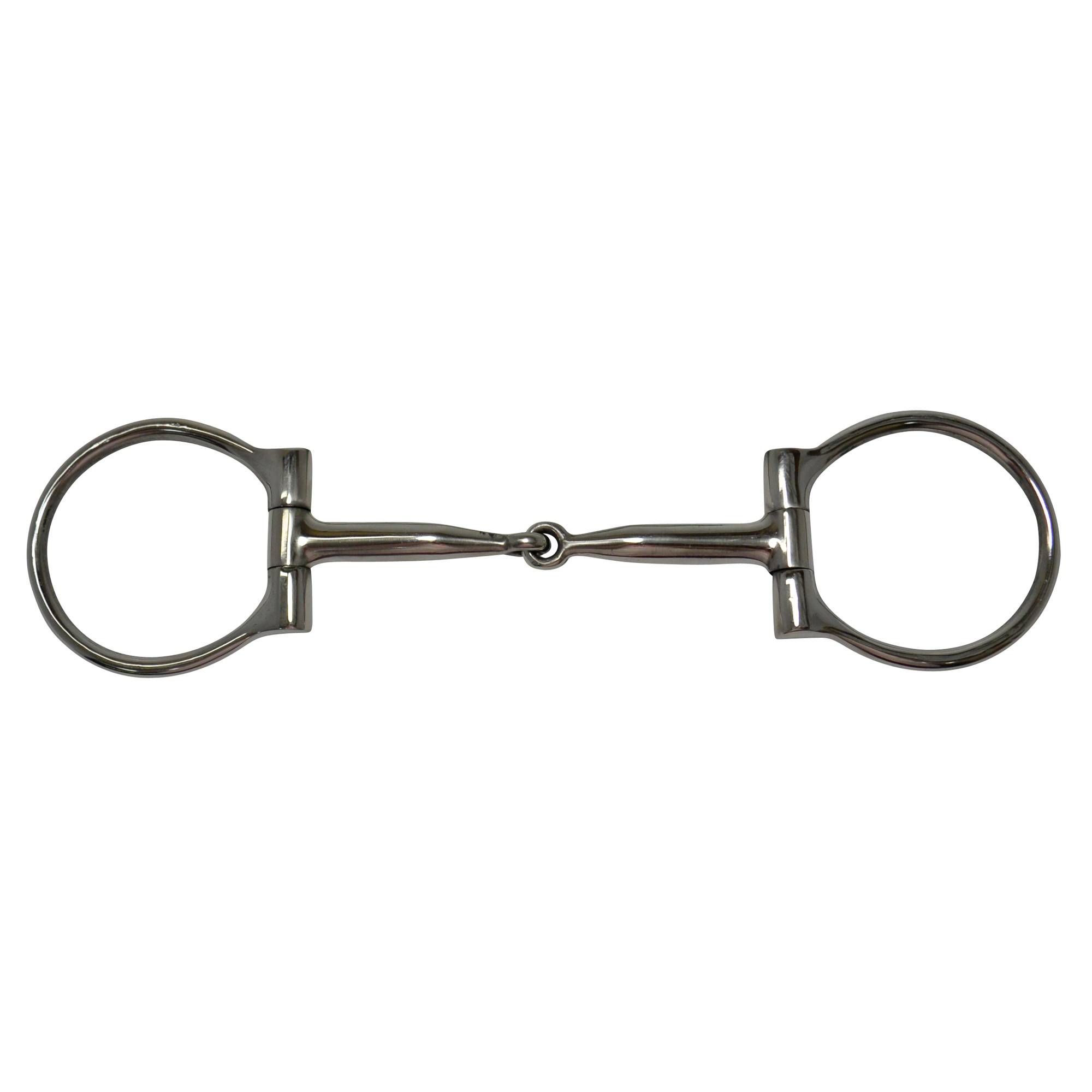 Reinsman Diamond R Copper Inlay Stainless Steel D-Ring Snaffle Bit