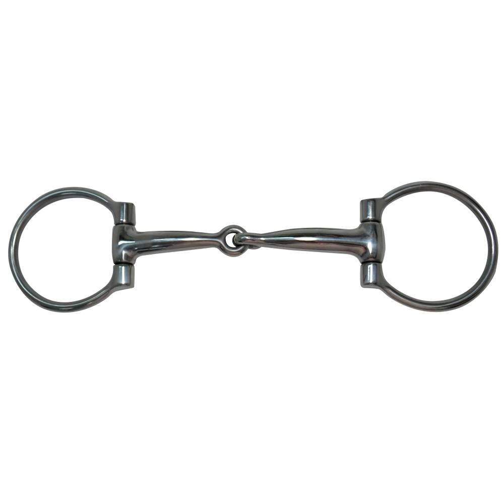 Reinsman Diamond R Stainless Fixed D-ring Snaffle Bit