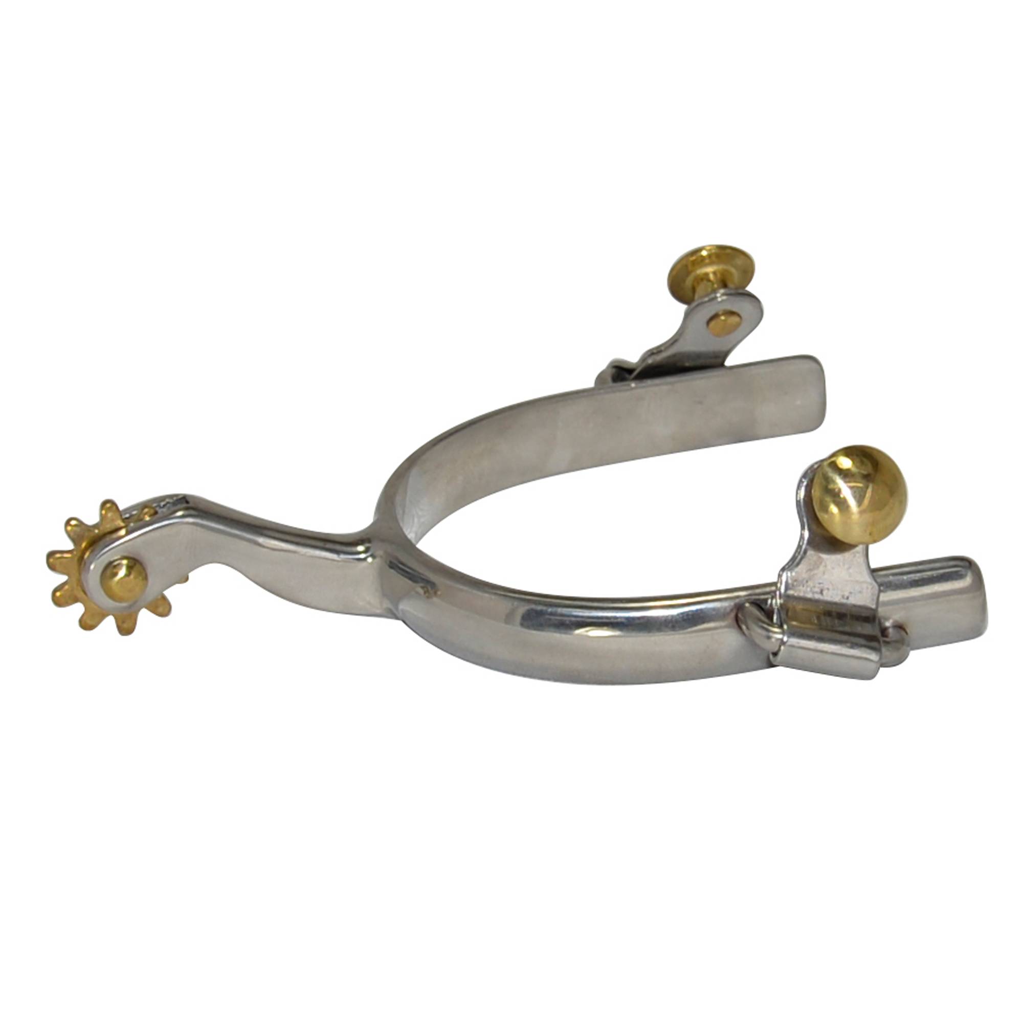 5-885196 Reinsman Diamond R Mens Stainless Roping Spurs sku 5-885196