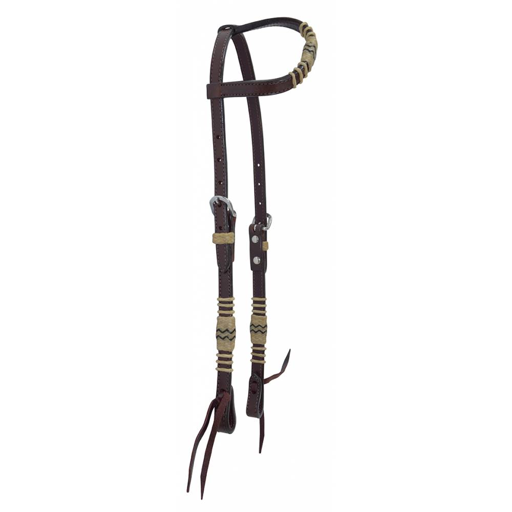 Reinsman Rawhide Braiding One Ear Headstall EquestrianCollections