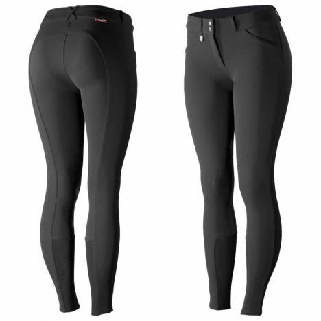 Horze Grand Prix Silicone Breeches- Ladies, Knee Patch