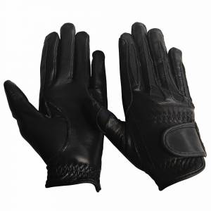 Equine Couture Leather Summer Gloves- Girls