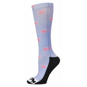 Equine Couture Whales Half Padded Boot Socks- Ladies
