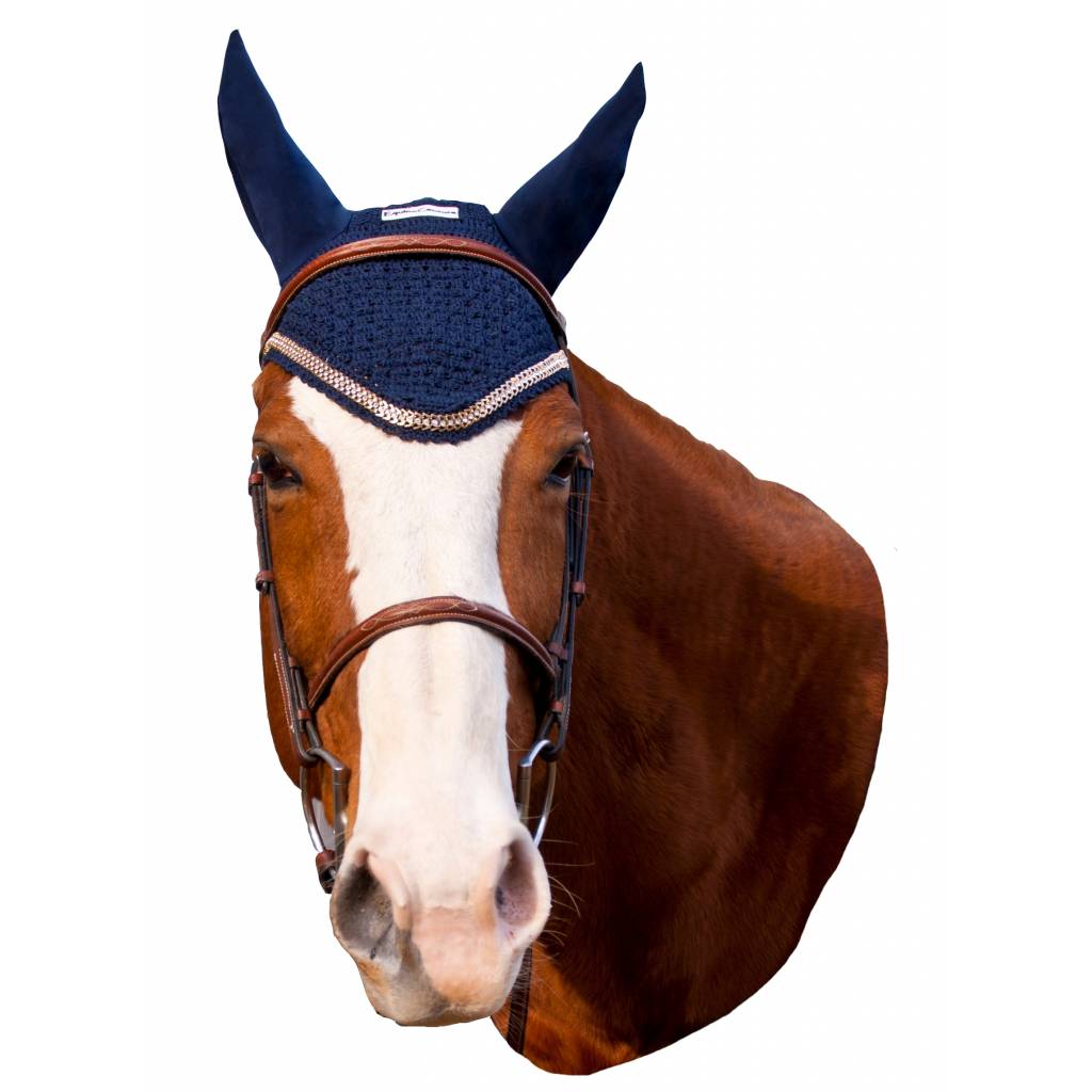 Equine Couture Fly Bonnet- Lurex Rope