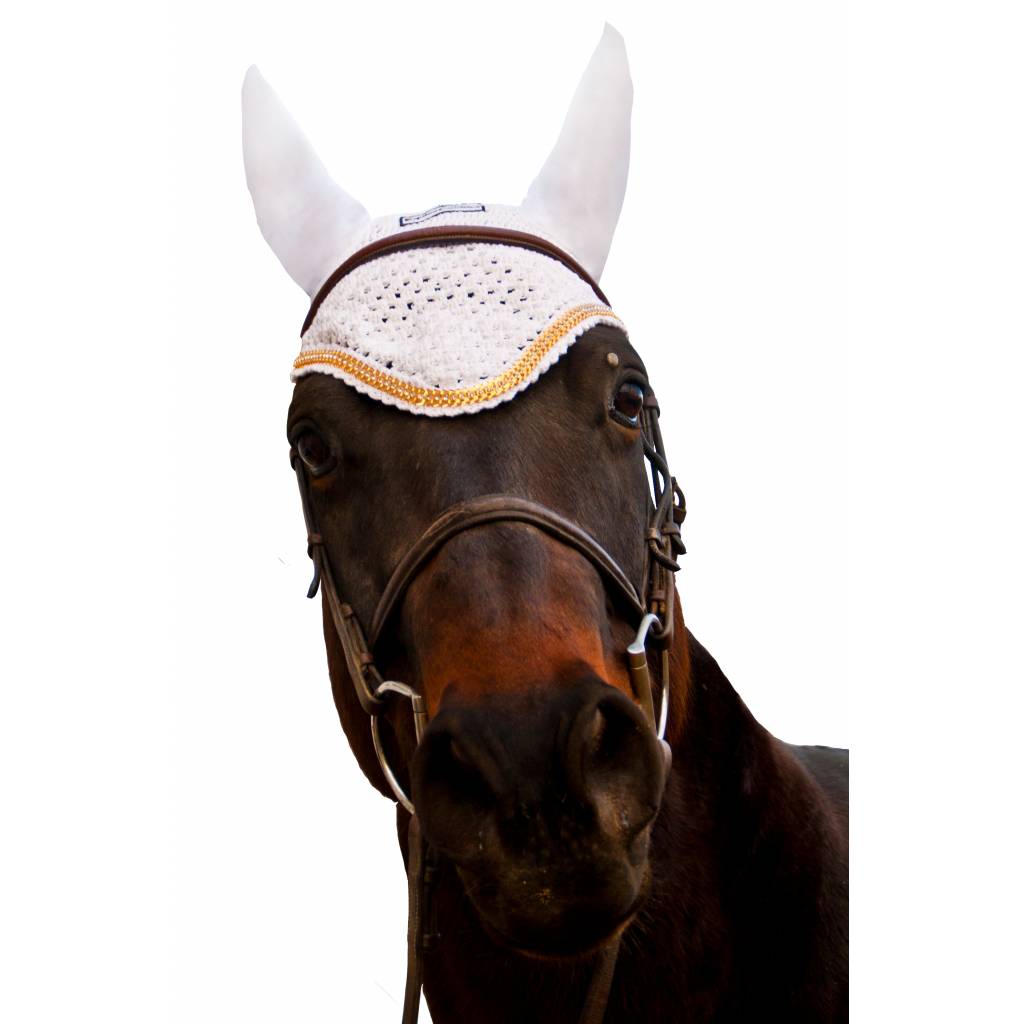 Equine Couture Fly Bonnet- Lurex Rope