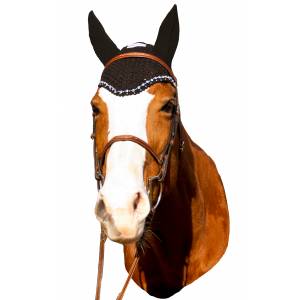Equine Couture Fly Bonnet- Crystals