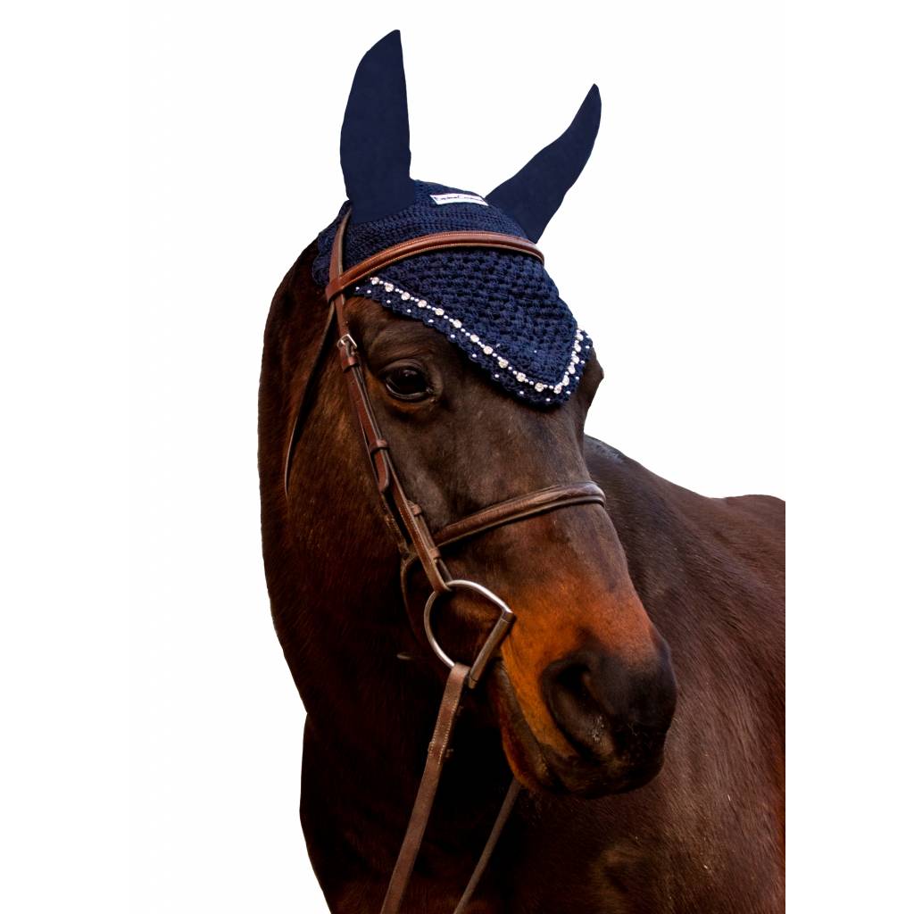 Equine Couture Fly Bonnet- Crystals