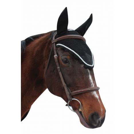 Equine Couture Fly Bonnet- Silver Rope