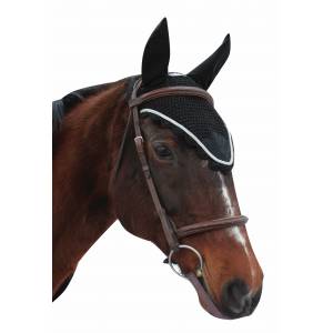 Equine Couture Fly Bonnet- Silver Rope