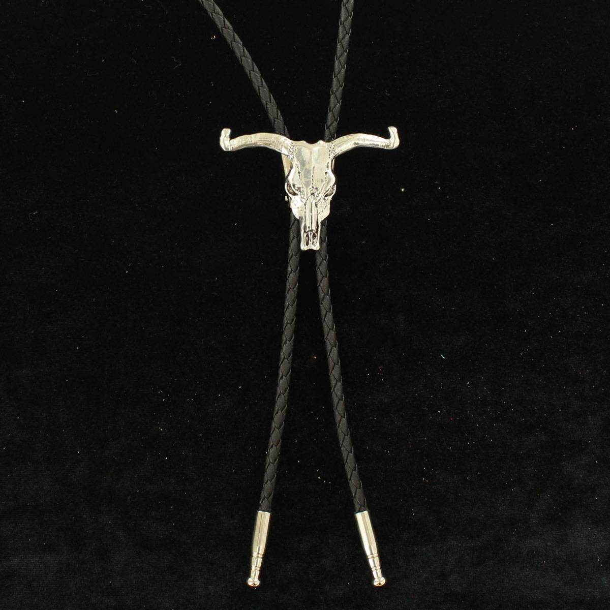 M&F Western Longhorn Skull Bolo Tie