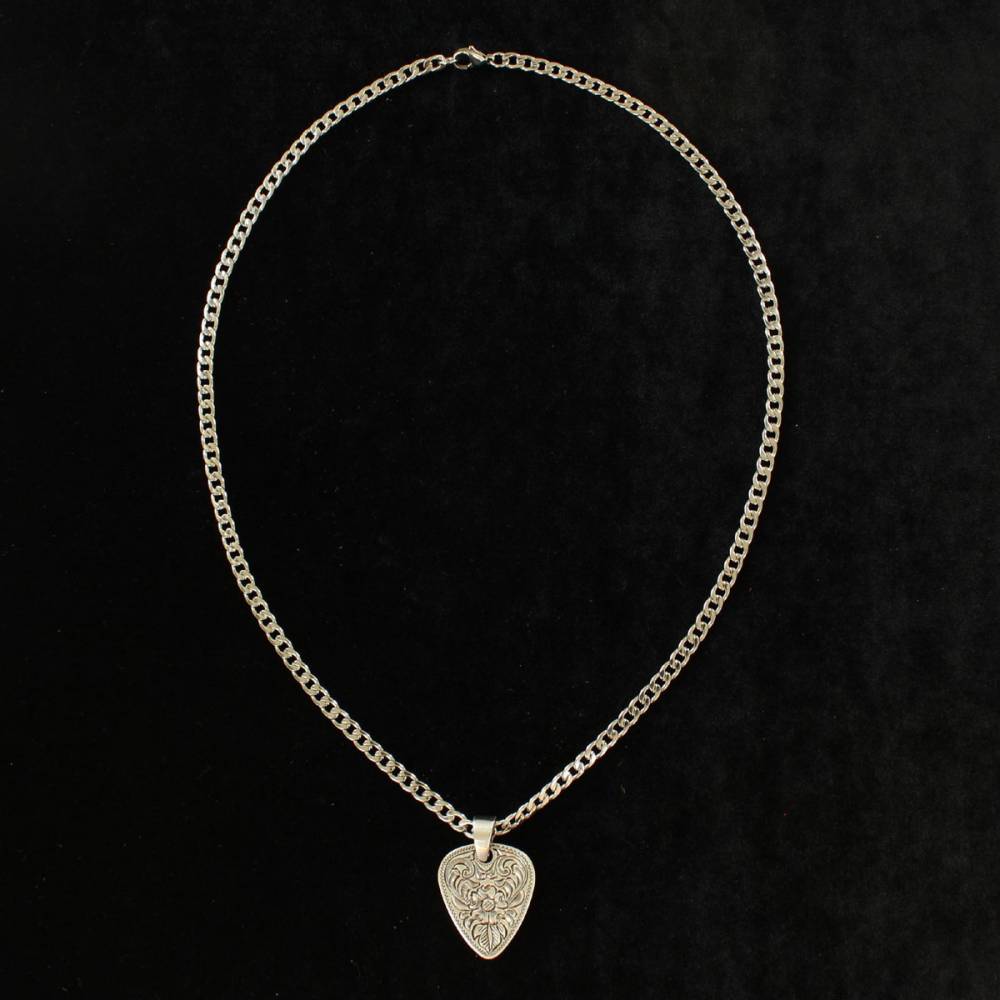 Twister Floral Guitar Pick Chain Necklace EquestrianCollections