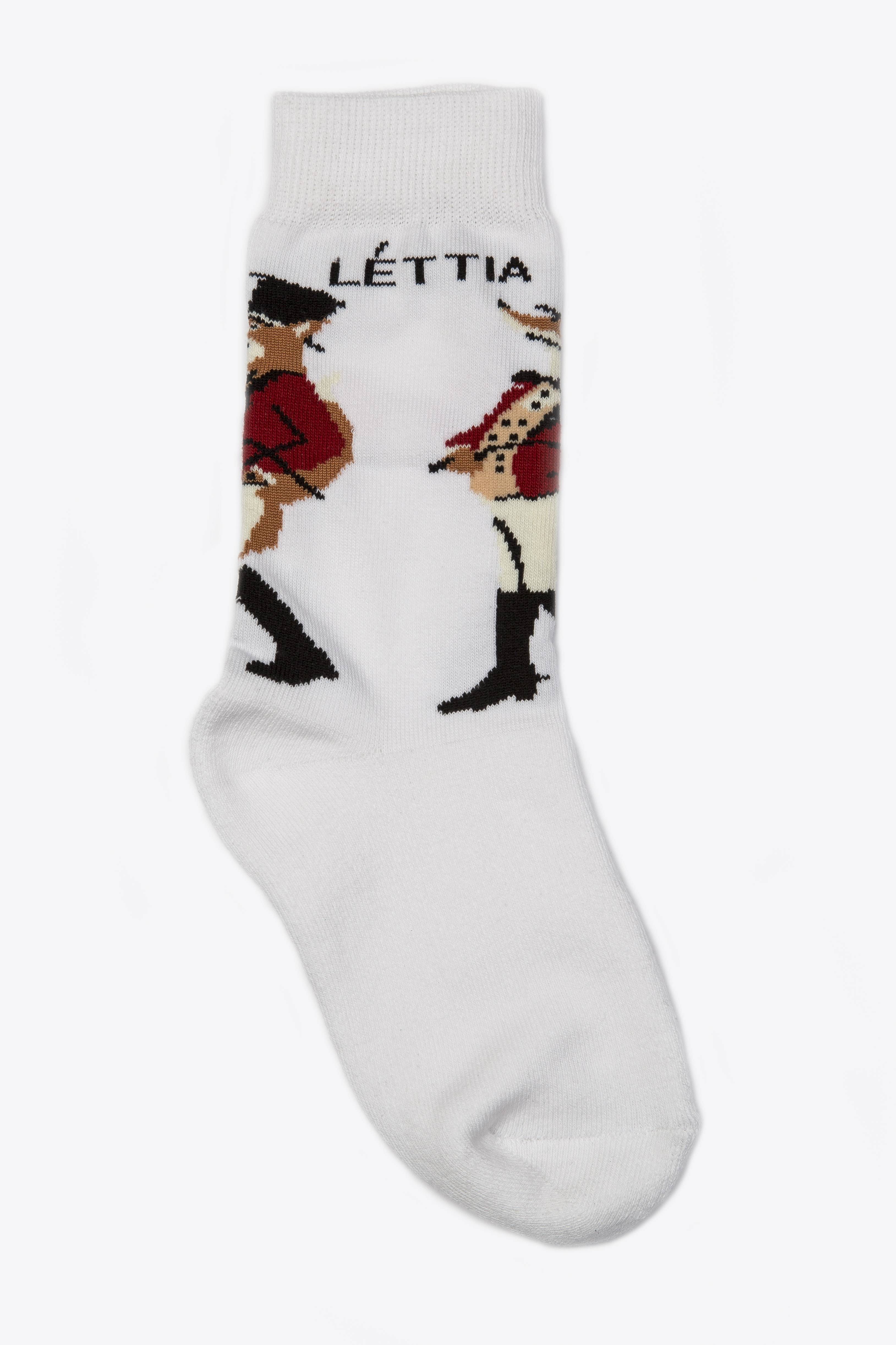 Lettia Snooty Fox Paddock Boot Sock