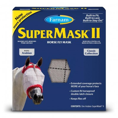 Supermask II Horse Fly Mask without Ears Classic Collection- Arabian