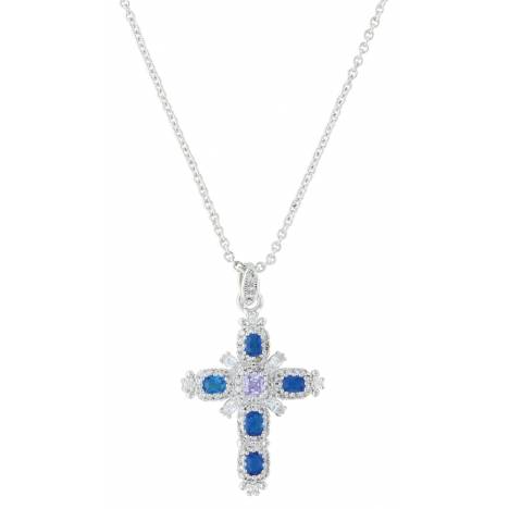 Montana Silversmiths River Of Lights Budded Cross Necklace