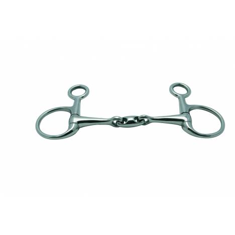 Metalab Baucher Double Jointed 16 MM Oval Link Eggbutt Snaffle