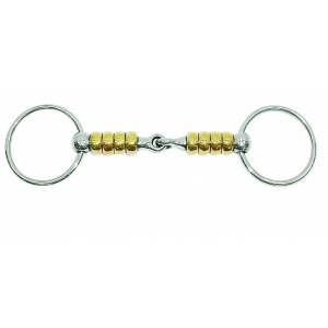 Metalab Magic System Ring snaffle with Cherry Rollers