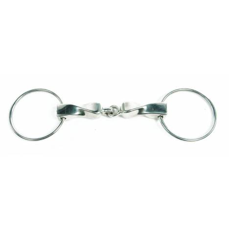 Metalab Stainless Steel Solid Twisted Loose Ring Snaffle