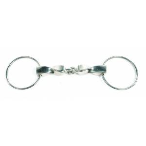Metalab Stainless Steel Solid Twisted Loose Ring Snaffle
