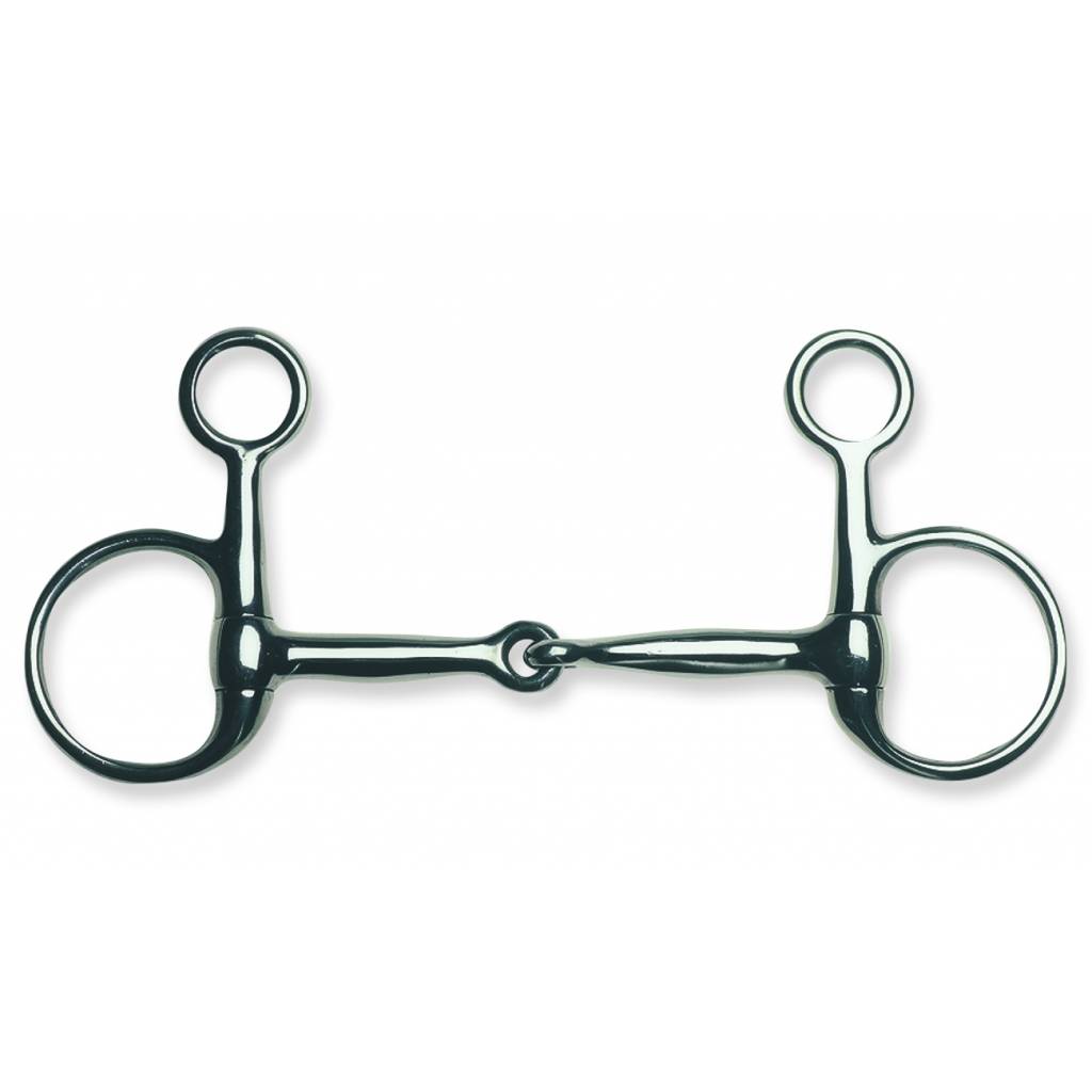 Metalab Jointed 12 MM Baucher Eggbutt Snaffle Bit