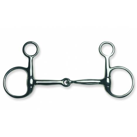 Metalab Jointed 12 MM Baucher Eggbutt Snaffle Bit