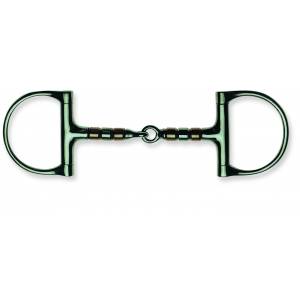 Metalab Jointed 13 MM Copper Roller D-Ring Snaffle