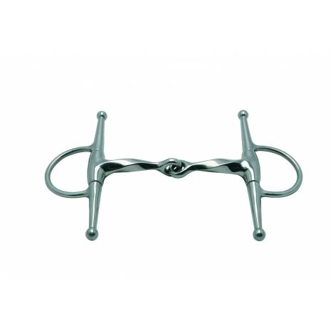 Metalab Jointed 17 MM Twisted Full Cheek Snaffle