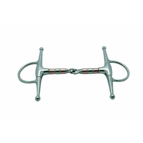 Metalab Jointed 16 MM Copper Rollers Full Cheek Snaffle