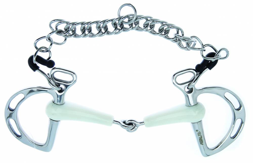 Metalab Flexi Kimberwick Jointed Mouth Bit EquestrianCollections