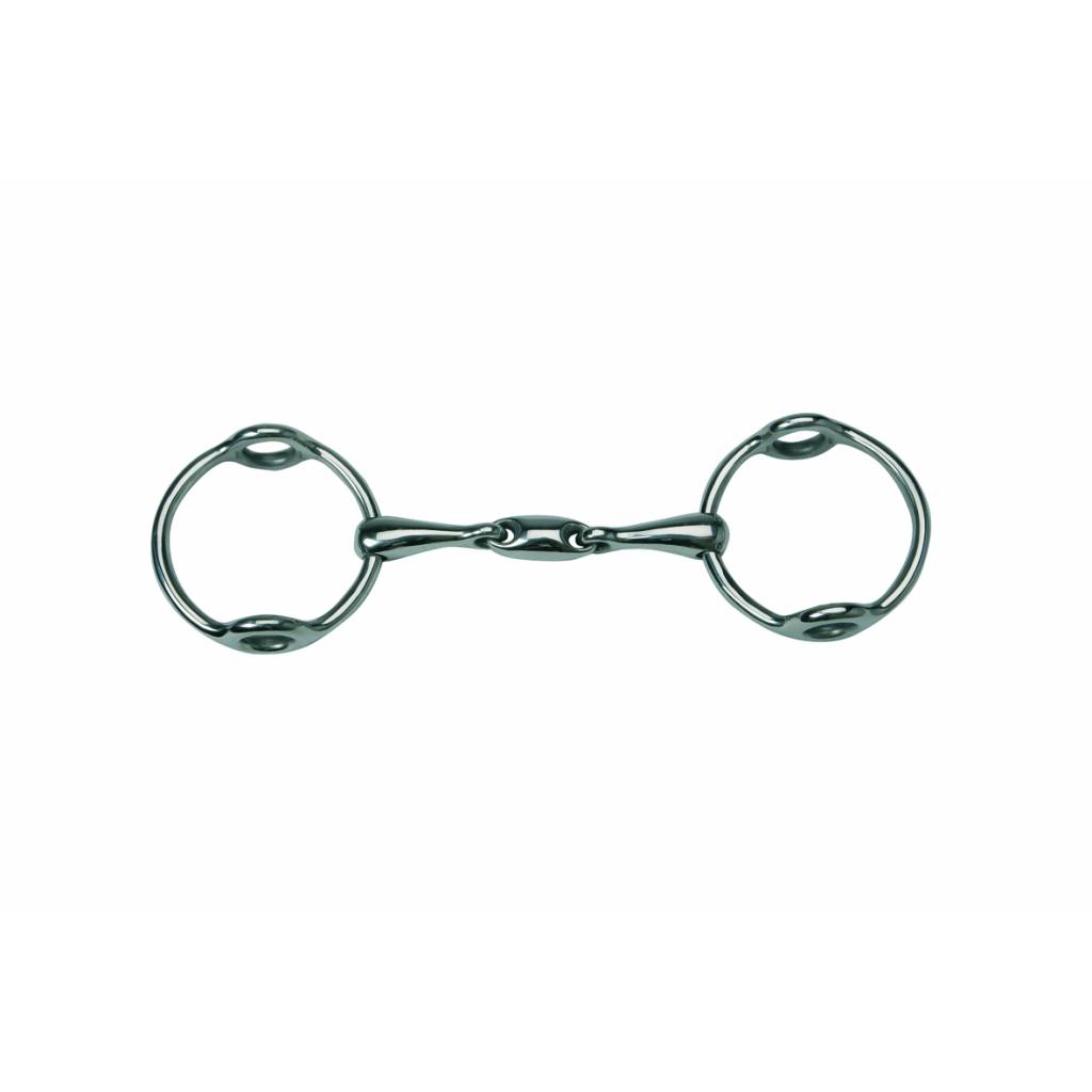 Metalab Stainless Steel Double Jointed Oval Link Gag