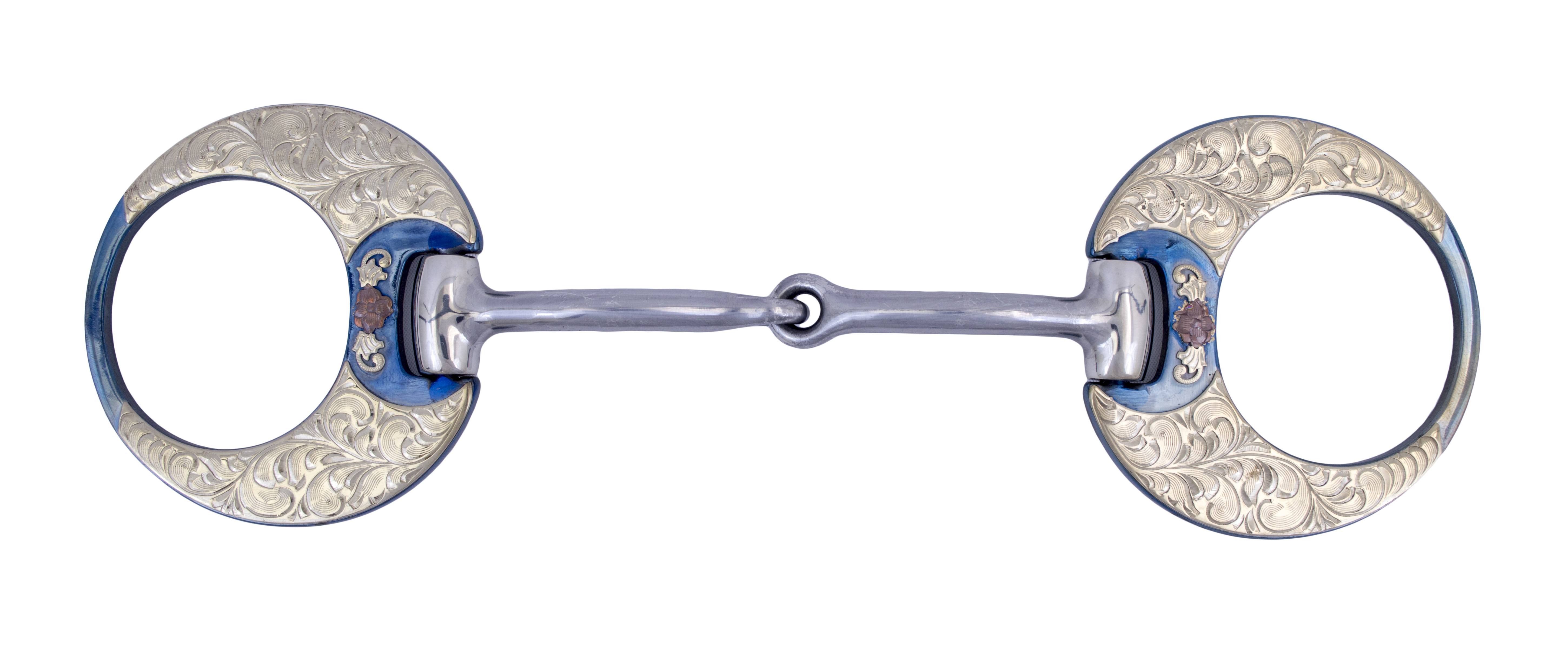 5-892792 Metalab Conquistador Eggbutt Show Snaffle Bit sku 5-892792