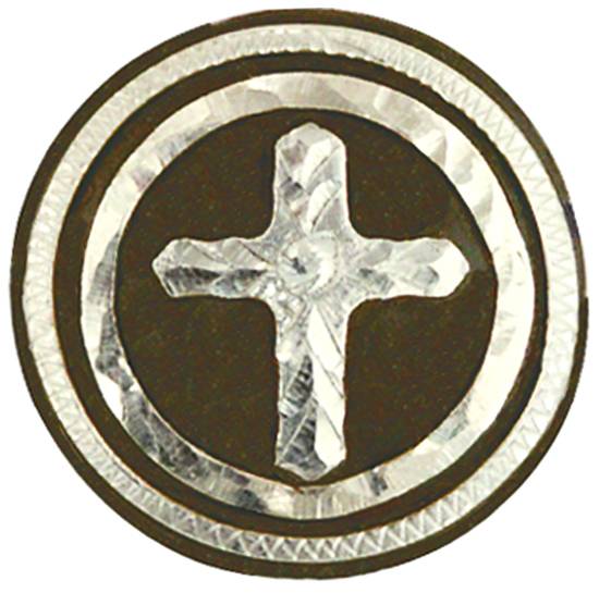 Action Cross Concho with Chicago Screw Back