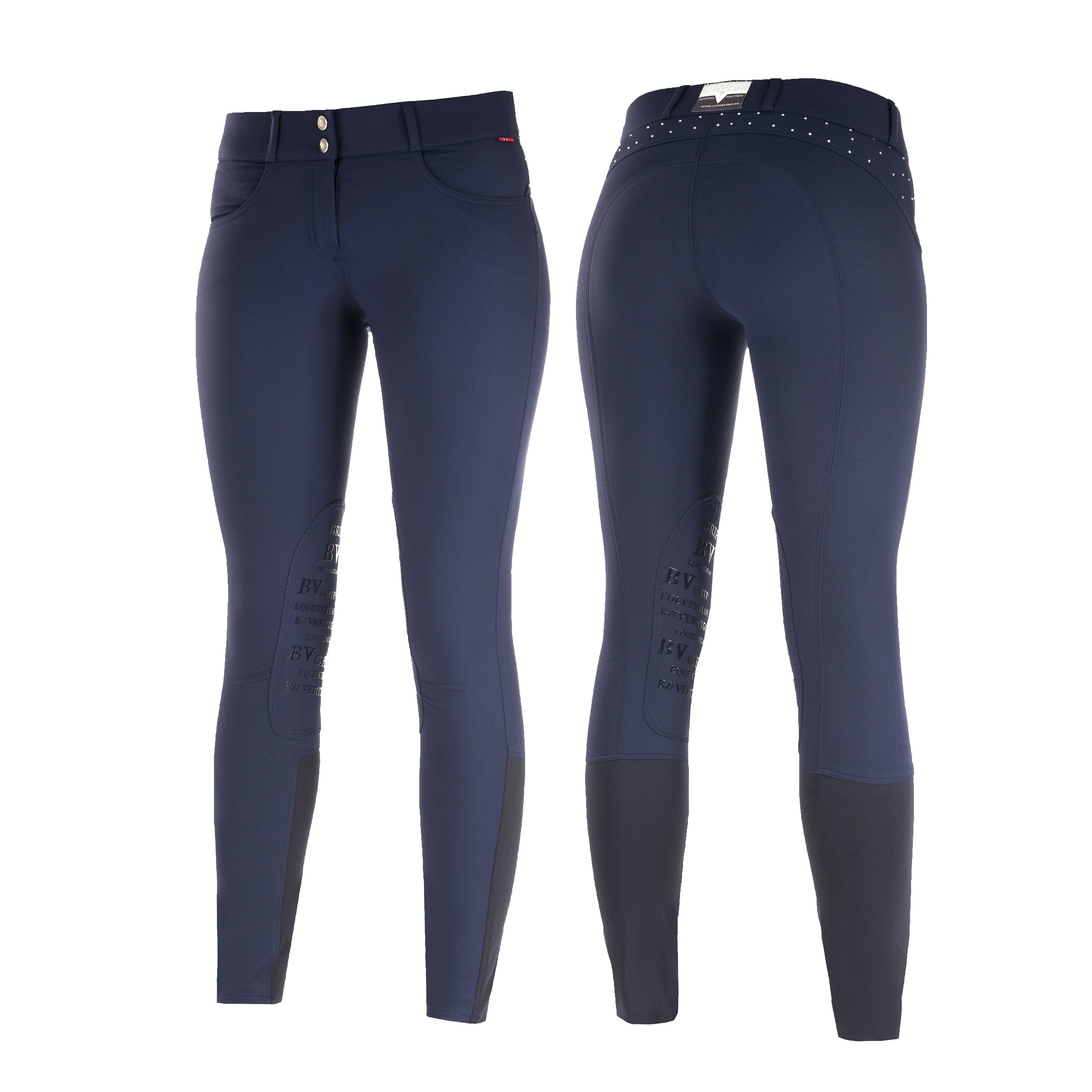 B Vertigo Kimmy Medium Waist Knee Patch Breeches-Ladies