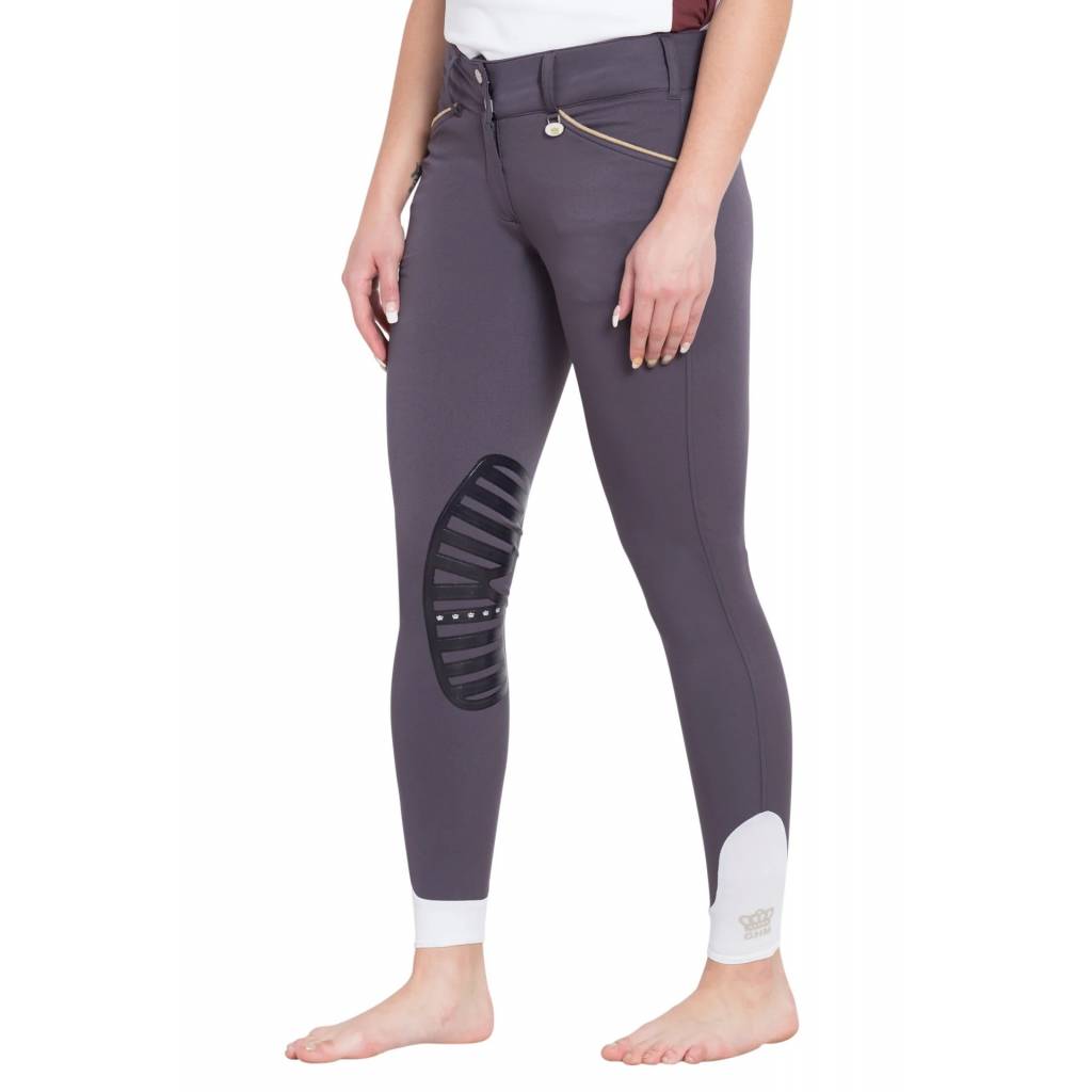 GHM by Equine Couture Add Back Knee Patch Breeches- Ladies