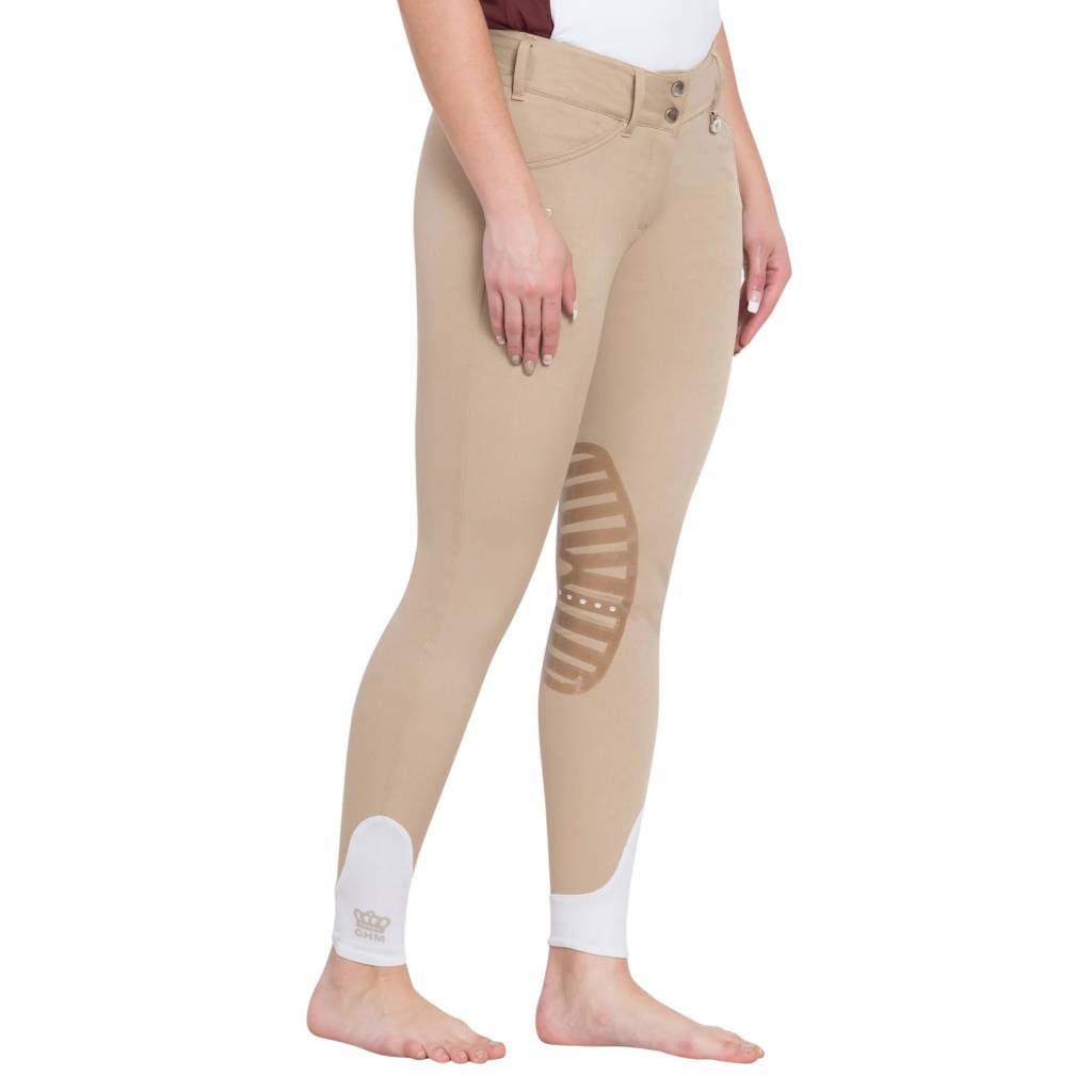 GHM by Equine Couture Add Back Knee Patch Breeches- Ladies