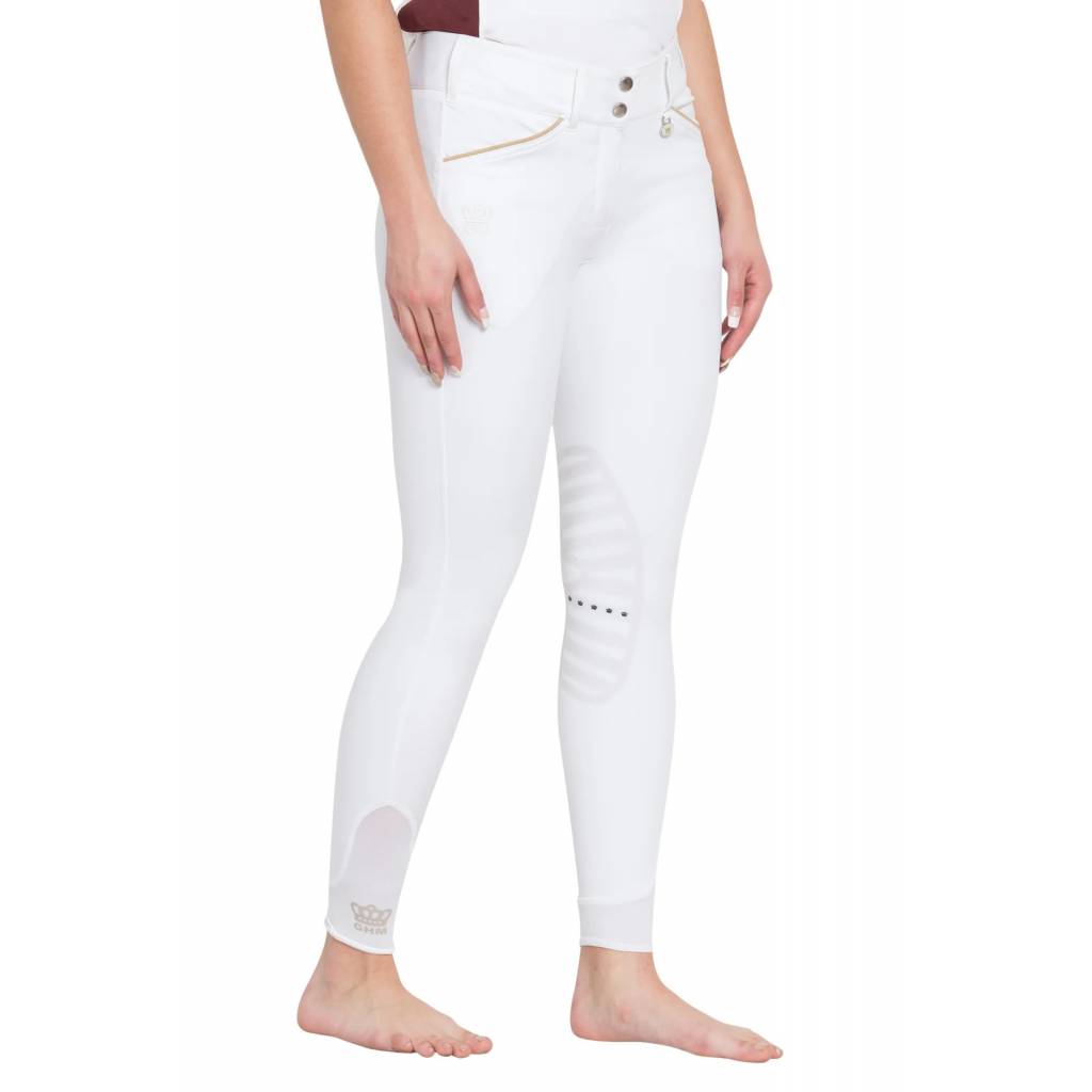 GHM by Equine Couture Add Back Knee Patch Breeches- Ladies