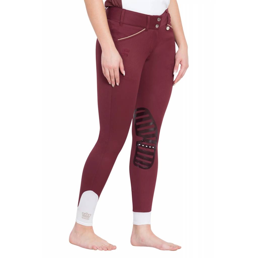 GHM by Equine Couture Add Back Knee Patch Breeches- Ladies