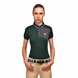 GHM by Equine Couture Hunter Short Sleeve Polo Shirt- Ladies