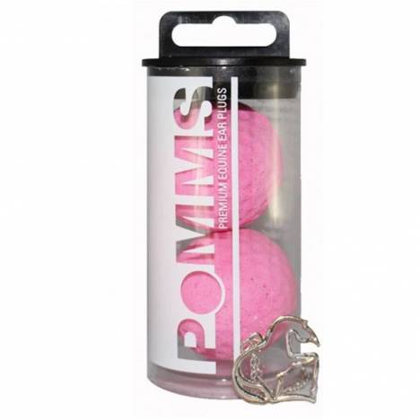 Equine Healthcare International Pomms Ear Plugs-Pink, Ltd Edition