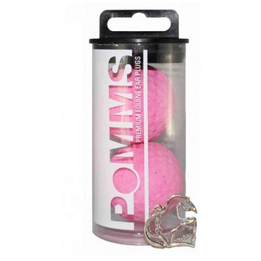 Equine Healthcare International Pomms Ear Plugs-Pink, Ltd Edition