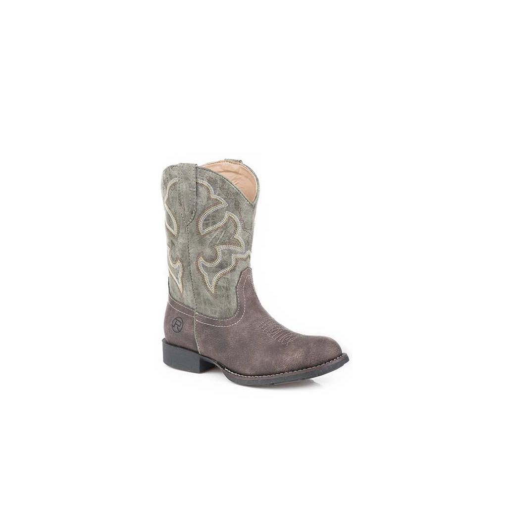 Roper Kids Cody Round Toe Cowboy Boots