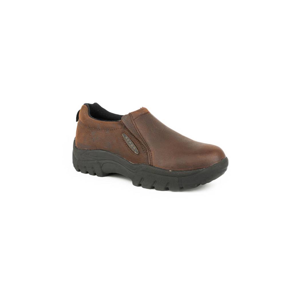 Roper Ladies Timeless Basic Performance Sport Slip On Shoes - Brown