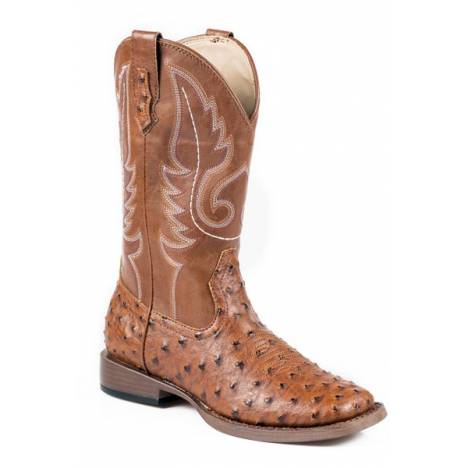 Roper Mens Bumps Square Toe Western Boots