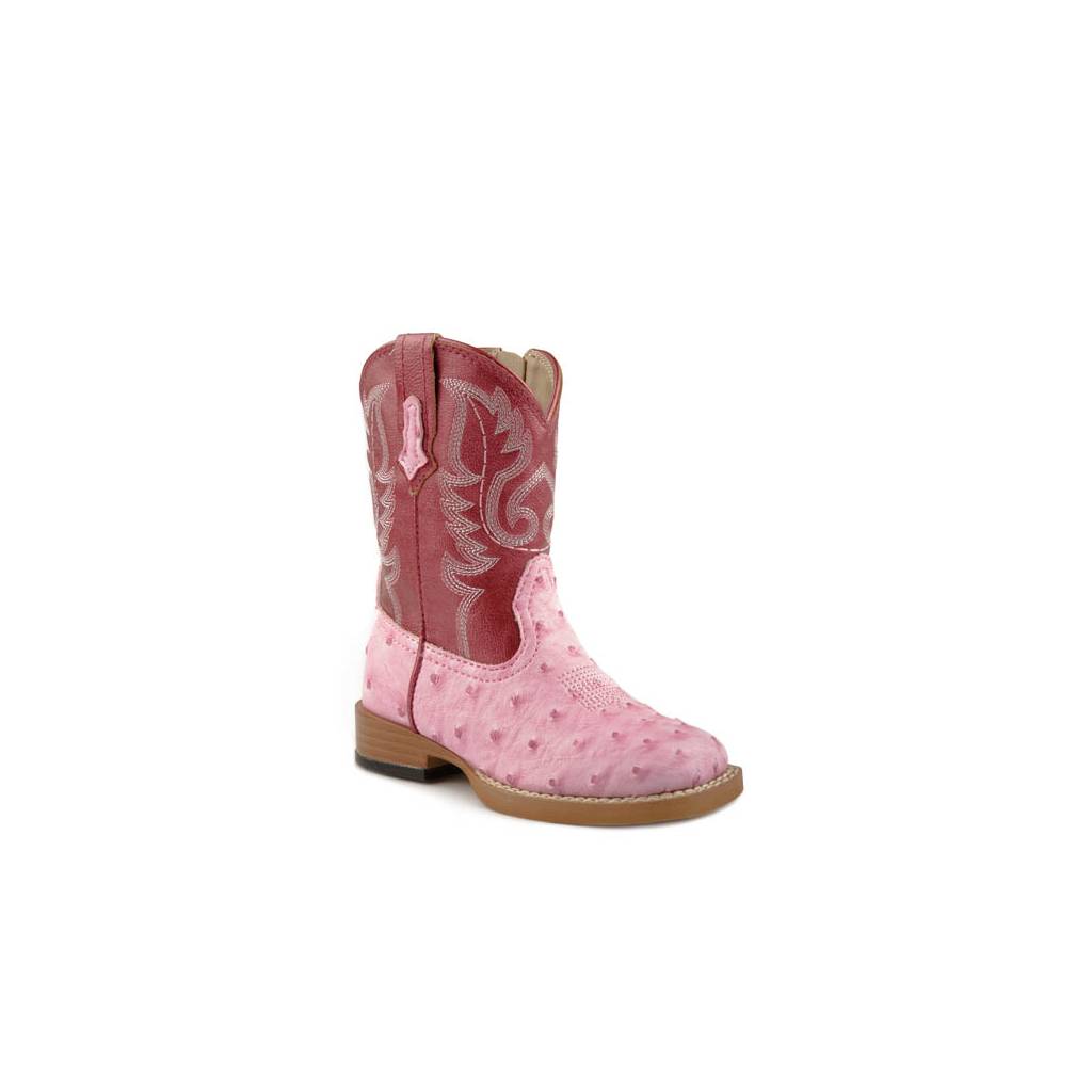 Roper Toddler Bumps Wide Square Toe Cowgirl Boots