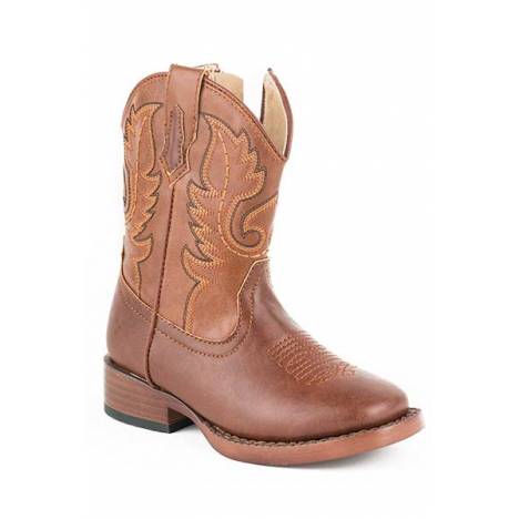 Roper Toddler Texson Wide Square Toe Cowboy Boots