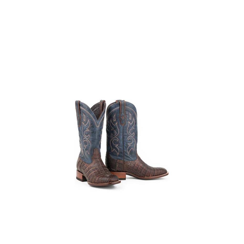 Stetson Mens Bozeman Square Toe Cowboy Boots