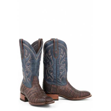 Stetson Mens Bozeman Square Toe Cowboy Boots