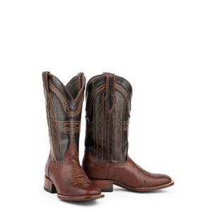 Stetson Mens Denver Square Toe Cowboy Boots