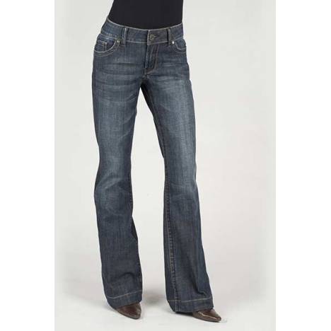 Stetson Ladies Blue Denim Trouser S Back Pocket Jeans